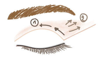 Tuto step-by-step maquillage oeil de biche par LILIDERMA
