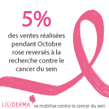 Liliderma - Octobre rose - Cosmétiques naturels fabriqués en France par une esthéticienne
