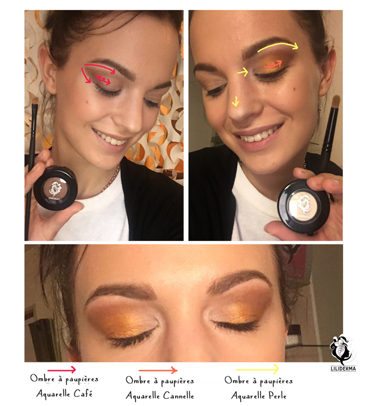Maquillage de fêtes pour les yeux - Cosmétiques naturels fabriqués en France non testés sur les animaux - LILIDERMA