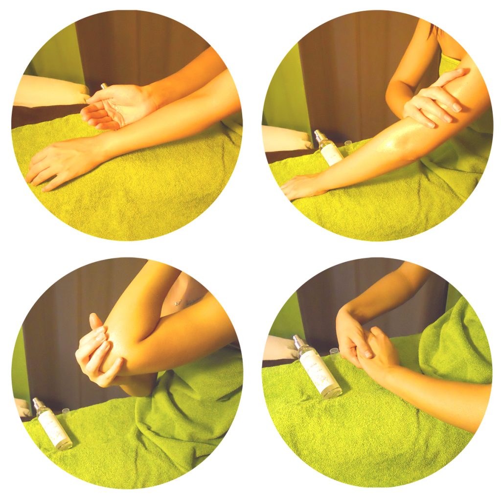 Application huile sèche bras pour un bronzage qui dure - Cosmétiques naturels Liliderma