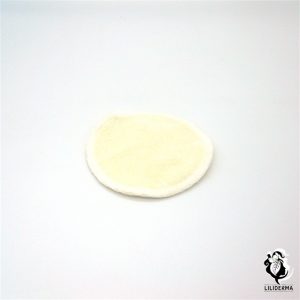 Disque à démaquiller lavable en fibres de bambou naturelles- LILIDERMA - Cosmétiques naturels fabriqués en France