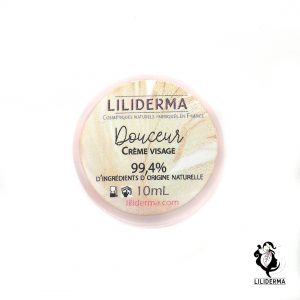Crème visage lissante Douceur format voyage - Cosmétiques naturels sans perturbateurs endocriniens LILIDERMA
