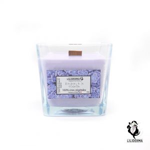 Bougie SPA Bonbon à la violette - Bougies végétales fabriquées en France LILIDERMA