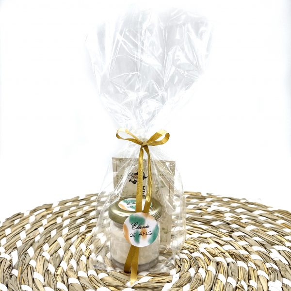 Cadeaux invités mini bougies personnalisées parfumées mariage, évènements - LILIDERMA Cosmétiques et bien-être naturels sans perturbateurs endocriniens fabriqués en France