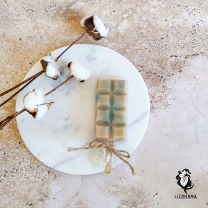Savon en saponification à froid Sucette Tablette de chocolat Parfum Myrtille - Cosmétiques et bien-être naturels sans perturbateurs endocriniens fabriqués en France