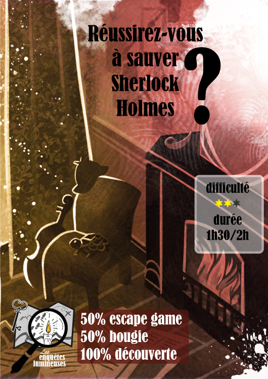 Bougie escape game Mystère à Londres - Les enquêtes lumineuses – Image 3